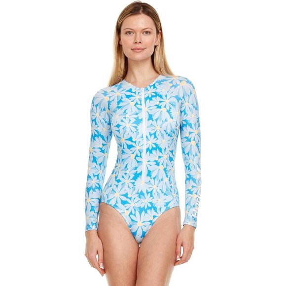 Long Sleeve Womens One Piece Swimsuits for Women Bathing Suit